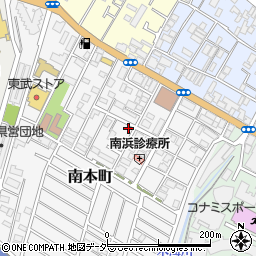 千葉県船橋市南本町9-1周辺の地図