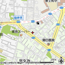 東京都新宿区余丁町7周辺の地図