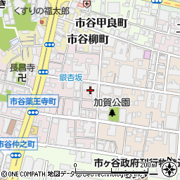 東京都新宿区市谷薬王寺町10周辺の地図