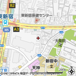 新宿スクエア周辺の地図