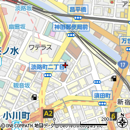 リパーク神田淡路町２丁目第３駐車場周辺の地図