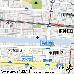 東京都千代田区神田佐久間河岸85周辺の地図