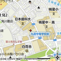 東京都千代田区富士見1丁目10周辺の地図