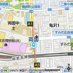ユアー・パーキング亀沢第５駐車場周辺の地図