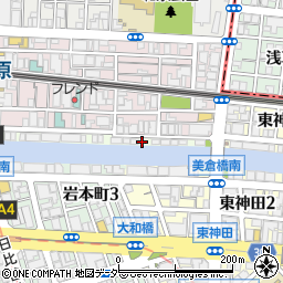 東京都千代田区神田佐久間河岸78-6周辺の地図