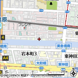 東京都千代田区神田佐久間河岸78周辺の地図