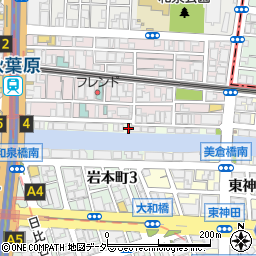 東京都千代田区神田佐久間河岸72周辺の地図