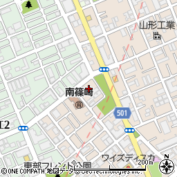 東京都江戸川区南篠崎町3丁目31-6周辺の地図