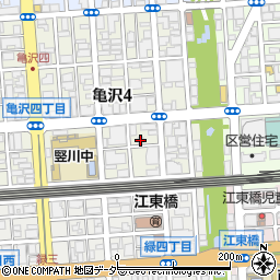 三愛亀沢ビル周辺の地図