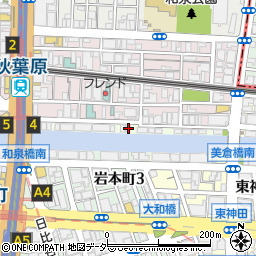東京都千代田区神田佐久間河岸71周辺の地図
