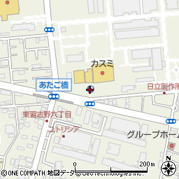 フードスクエアカスミ東習志野店駐車場周辺の地図