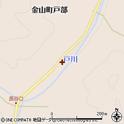 岐阜県下呂市金山町戸部1321周辺の地図