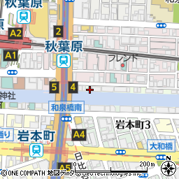 東京都千代田区神田佐久間河岸51周辺の地図