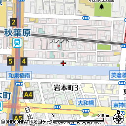東京都千代田区神田佐久間河岸68周辺の地図