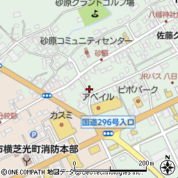 千葉県匝瑳市八日市場イ2662-1周辺の地図