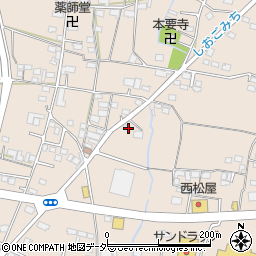 山梨県甲州市塩山下塩後543周辺の地図