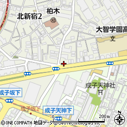 新宿警察署北新宿一丁目交番周辺の地図