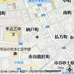 東京都新宿区納戸町37周辺の地図