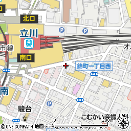 立川南口薬局周辺の地図