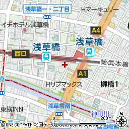 豚大門市場 浅草橋東口店周辺の地図