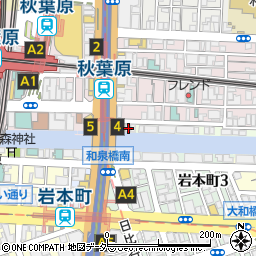 東京都千代田区神田佐久間河岸46周辺の地図