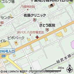 千葉県匝瑳市八日市場イ659周辺の地図