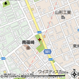 南篠崎つつじ公園周辺の地図