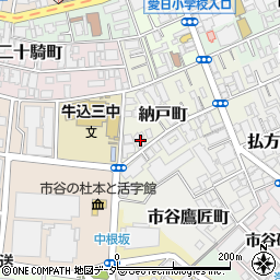 東京都新宿区納戸町26周辺の地図