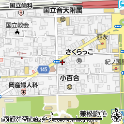 株式会社くにたちメガネ　富士見通り店周辺の地図