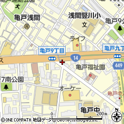 城東警察署亀戸交番周辺の地図