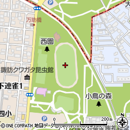 東京都立井の頭恩賜公園競技場周辺の地図