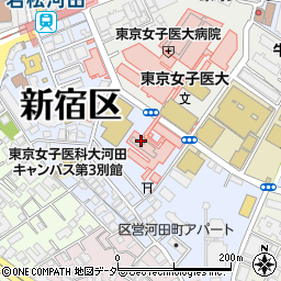東京都新宿区河田町8周辺の地図