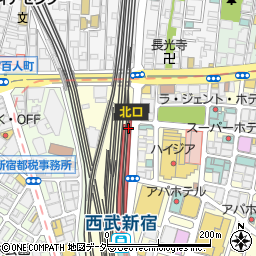 ローソン西武新宿駅北口店周辺の地図