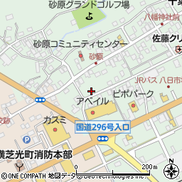 千葉県匝瑳市八日市場イ2664-1周辺の地図