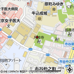 東京都新宿区河田町2周辺の地図