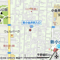 東京都小金井市東町4丁目16-24周辺の地図