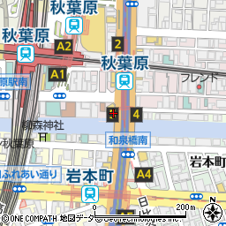和泉橋公衆トイレ周辺の地図