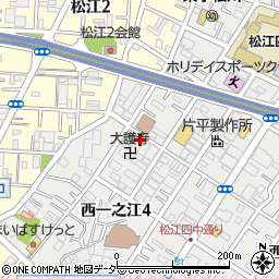 東京都江戸川区西一之江4丁目周辺の地図