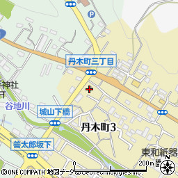 八王子丹木郵便局周辺の地図