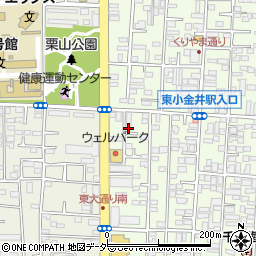 東京都小金井市東町4丁目13-20周辺の地図