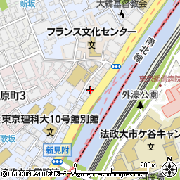 東京都新宿区市谷船河原町1周辺の地図