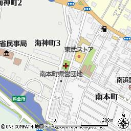 千葉県船橋市南本町17周辺の地図