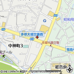 東京亭 昭島店周辺の地図