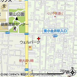 東京都小金井市東町4丁目13-27周辺の地図