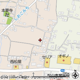 山梨県甲州市塩山下塩後796周辺の地図