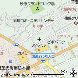 千葉県匝瑳市八日市場イ2668周辺の地図