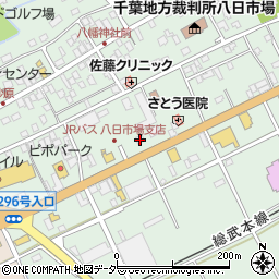 千葉県匝瑳市八日市場イ659-2周辺の地図