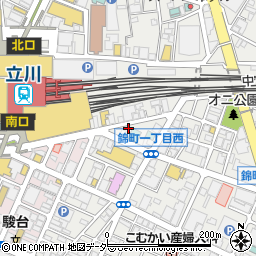 寿司勝本店周辺の地図