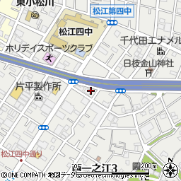 東京都江戸川区西一之江周辺の地図