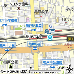 ＰＲＯＮＴＯ亀戸駅店周辺の地図